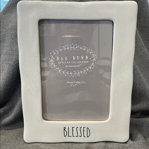 Rae Dunn BLESSED Photo Frame-NWOT